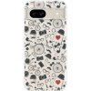 Odolné silikónové puzdro iSaprio - Vintage Pattern 01 - black - Google Pixel 8a