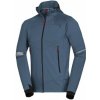 NORTHFINDER ZELEZNY pánska ski-turingová grid celorozopínacia mikina inkblue