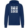 Keby som bol zemiak ...... mikina Pánske XL Navy