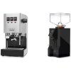 Gaggia New Classic E24 BC, stainless steel + Eureka Mignon Perfetto, BL black