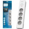 Philips Prodlužovací kabel bílý, 4 zásuvky Schuko, 2 m, SPN7040WA/58
