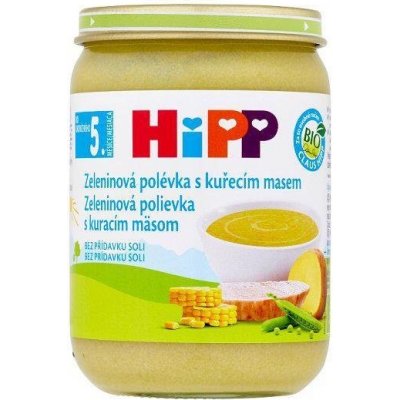 HIPP BIO Zeleninová polievka s kuracím mäsom (190 g)