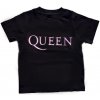 Queen Tričko Pink Logo Kids Black