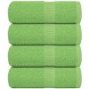 Súprava uterákov VidaXL 137020 30x50 cm, zelená, 4 ks