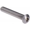 Skrutka M8 x 50 mm polguľatá, imbus, DIN 7380/AISI 316/A4