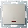 Kanlux LOGI Zvončekové tlačidlo s LED diódou - krémové 25135