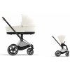 Cybex Platinum CYBEX Priam Set off white 2025 chrome with brown details