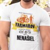 Tričko s potlačou FARMÁR Dámsky Biela XXL