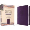 Nrsvue, Holy Bible with Apocrypha, Compact, Leathersoft, Purple, Comfort Print