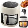 FRITÉZA BEZ TUKU FRITÉZA 6 L RÚRA AIRFRYER LED 1350 W BIELA