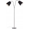 Markslöjd Modena stojaca lampa 2x60 W čierna-oceľ 105248