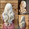 Blond paruka Dlhá blond parochňa Ellie so sieťkou (lace front)
