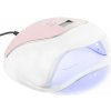 UV / LED lampa Profico V5 - 120 W, LCD displej, automatický senzor, bielo-ružová