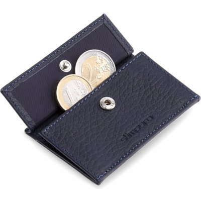 Slimpuro Coin Pocket s ochrannou kartou RFID pre ZNAP Slim Wallets 8 a 12, spínací gombík (SP-CP-00-DBL-GR)