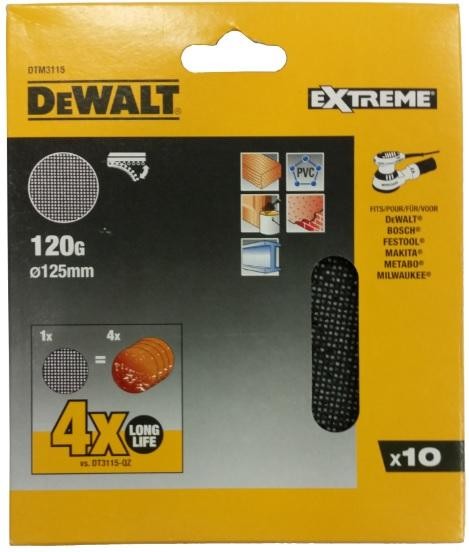 DeWALT SIETOVINA BRUSNA PRE D26453 10KS P120 DTM3115