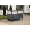 Westmann Planum 2 kovový box na odpadkové koše 2 x 240 L 170 x 90 x 120 cm antracit