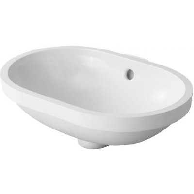 Duravit Bathroom_Foster - Umývadlo zápustné, 430x280 mm, s WonderGliss, alpská biela 03364300001