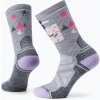 SMARTWOOL Dámske W HIKE FULL CUSHION ALPINE PERCH CREW ponožky svetlo šedé Veľkosť: L (42-45)