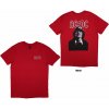 Tričko AC/DC - Mini Logo / Lock Up Your Daughters, Unisex,Červená,M