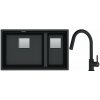 Súprava granitový drez Franke Kanon 125.0528.636, kuchynská batéria Franke Lina 115.0626.053