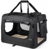 Lionto látkový prepravný box pre psov, čierny - š 69 x h 101 x v 70 cm