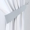 Dekoria Úchyt Victoria, 1ks, svetlo - sivá, 12 x 70 cm, Blackout 300 cm, 269-06