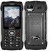 EVOLVEO StrongPhone H1, vodotěsný odolný Dual SIM telefon, černo-stříbrná