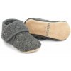 Detské Vlnené Papuče Melton Classic - Antracite Veľkosť: 22/23