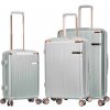 Cestovné kufre set 3ks Snowball Shine 4W S, M, L 213 L sivá