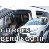 Citroen Berlingo od 2018 (so zadnými) - deflektory Heko