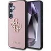 Guess PU Grained 4G Metal Logo Samsung Galaxy S25+ ružová 57983124093