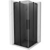 MEXEN/S - Velar L Duo sprchovací kút, posuvné dvere 90 x 90, grafit, čierna 871-090-090-02-43-70
