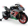 Injusa elektrická motorka Aprilia 12V biela