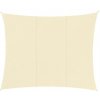 EcoCover látková slnečná plachta, tieniaca textília 400 x 500 cm v béžovej farbe