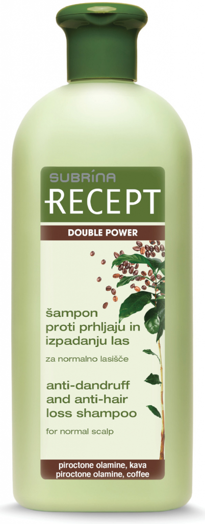 Subrína Recept Double Power šampón proti lupům a proti padání vlasů 400 ml