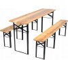 Pivný set 177x46cm (Pivné set 177cm stôl + 2 lavice)