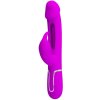 Pretty love - kampas rabbit 3 in 1 multifunction vibrator with tongue fuchsia