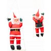 Vianočná dekorácia - Santa Claus na rebríku 60 cm SAT6475