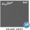 Biliardové plátno Simonis 860 Shark Grey, 198 cm široké