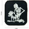 Nášivka Two Skeletons 101 INC® – Čierna