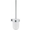 Grohe Essentials Cube - WC kefa s držiakom, chróm - 40513001