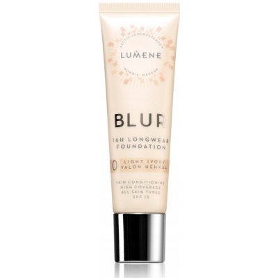 Lumene Blur 16h Longwear dlhotrvajúci make-up SPF15 0 Light Ivory 30 ml