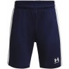 Detské športové kraťasy Under Armour B CHALLENGER KNIT SHORT modré 1379705-410 - YXL