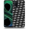 Picasee silikónový čierny obal pre Realme 8 5G - Separ - White On Black 2