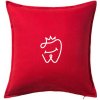 Zubárka princezná - Vankúš 50x50 - 50x50 - Iba poťah ( Červená )
