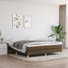 Box spring postel s matrací tmavě hnědá 160x200 cm textil Hnědá 3144186