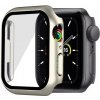AppleKing matné ochranné puzdro s tvrdeným sklom pre Apple Watch 41 mm - zlaté - možnosť vrátiť tovar ZADARMO do 30tich dní