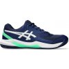 Pánska tenisová obuv ASICS, GEL-DEDICATE 8 CLAY tmavo modrá,biela,svetlo zelená, 42 EU