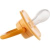 Canpol babies Set symetrických silikonových dudlíků BabiesBoo 18m+ oranžový