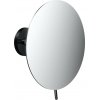Emco Cosmetic mirrors Pure - Nástenne okrúhle holiace a kozmetické zrkadlo, Ø 190 mm, 3 zväčšovacie sklo, čierne 109413306